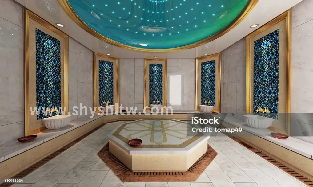 舒适的桑拿休息区